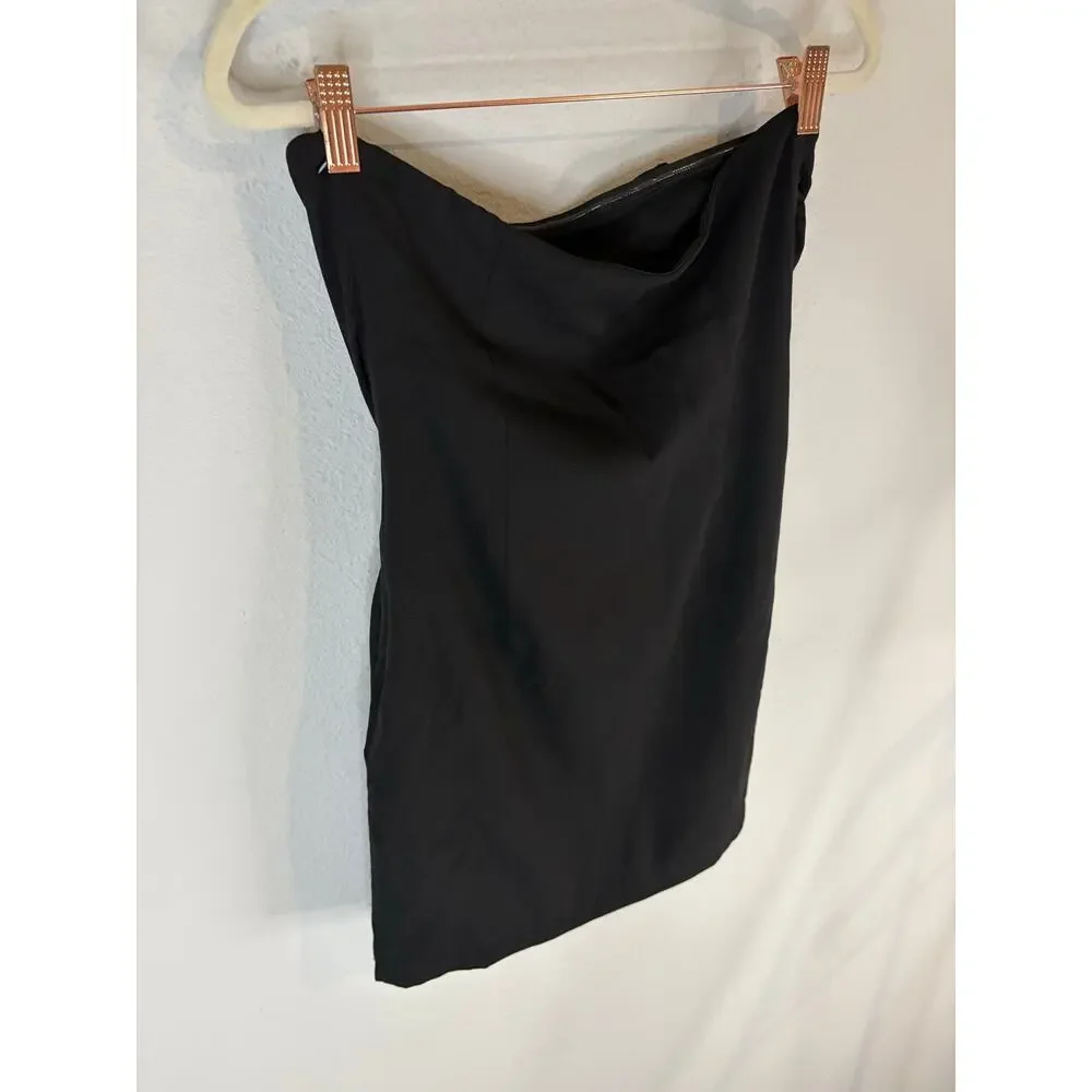 Superdown Andria Mini Dress Strapless Faux Wrap Party Cocktail Hoco Date Night S - Picture 8 of 11